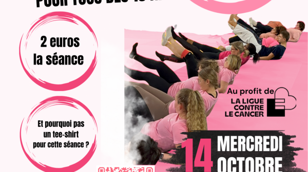 OCTOBRE ROSE : SÉANCE DE TAÏSO PARTAGÉE A NOGENT LE ROTROU